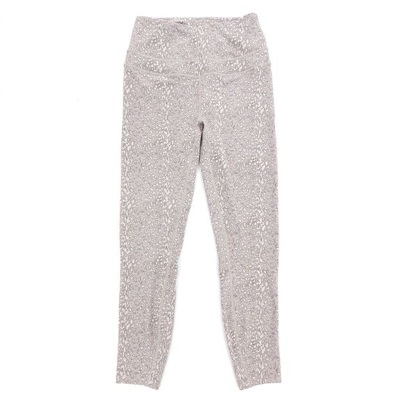 NEW Varley Let's Move Super High Rise Leggings 25" Medium Mauve Fragment Cheetah - Picture 1 of 7